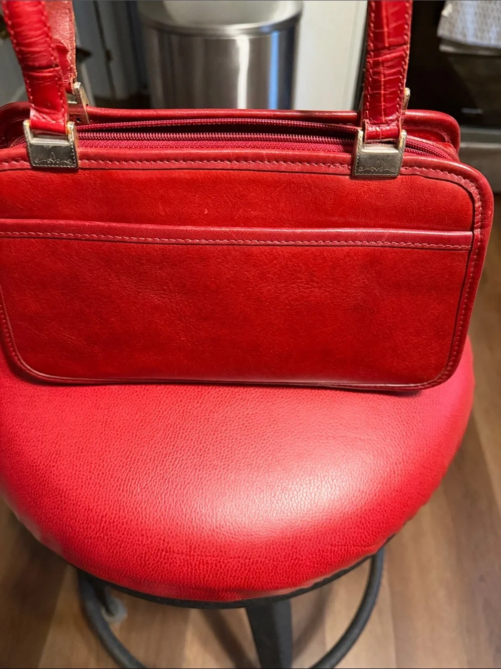 Like new Gorgeous Vintage Red handbag. Satchel.